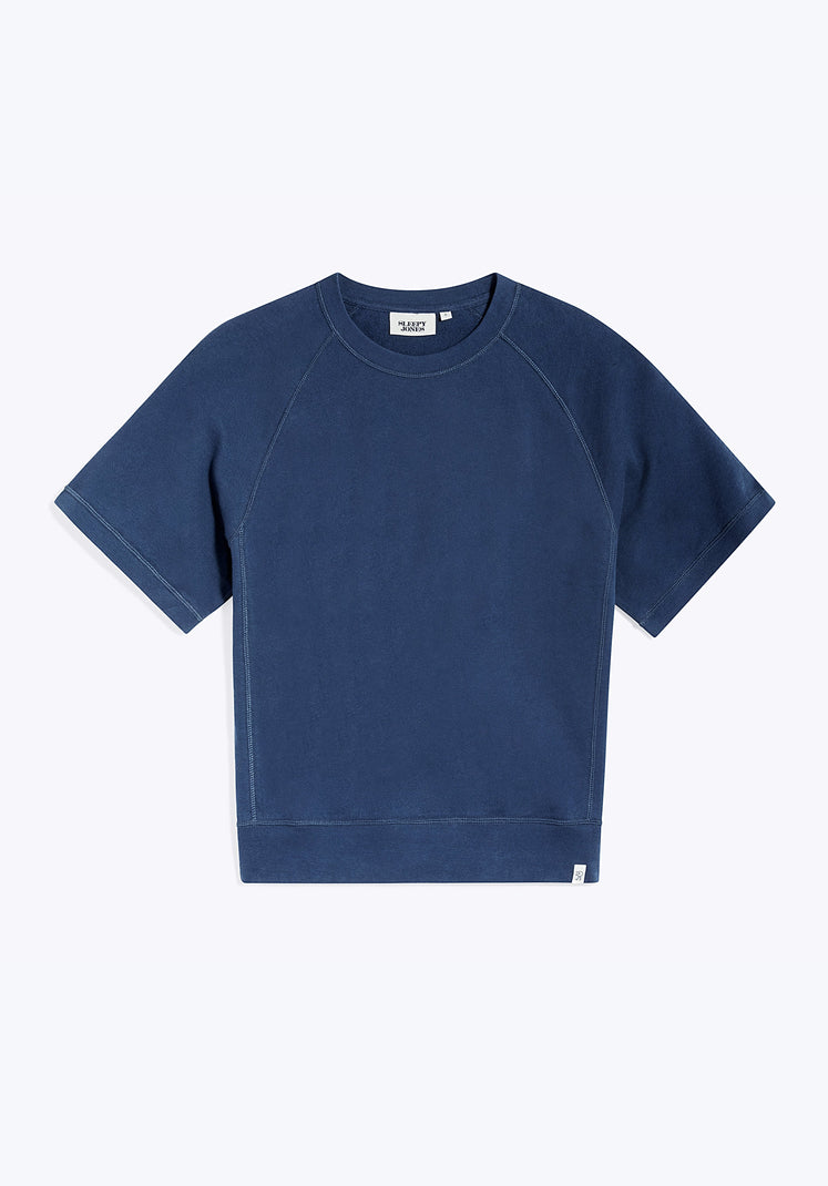 SLEEPY JONES | Tracey Sweatshirt Faded Navy Loop Back Jersey